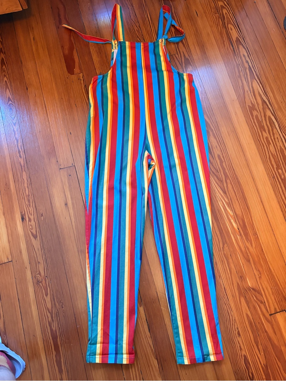 Lucy & Yak Original Straight leg Overalls Rainbow! UK size 12L - Picture 4 of 4